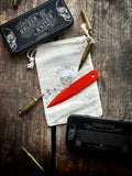 Hunter Orange Peel Ply G10 (Thin Dagger) - Thum Dagger - Version 1