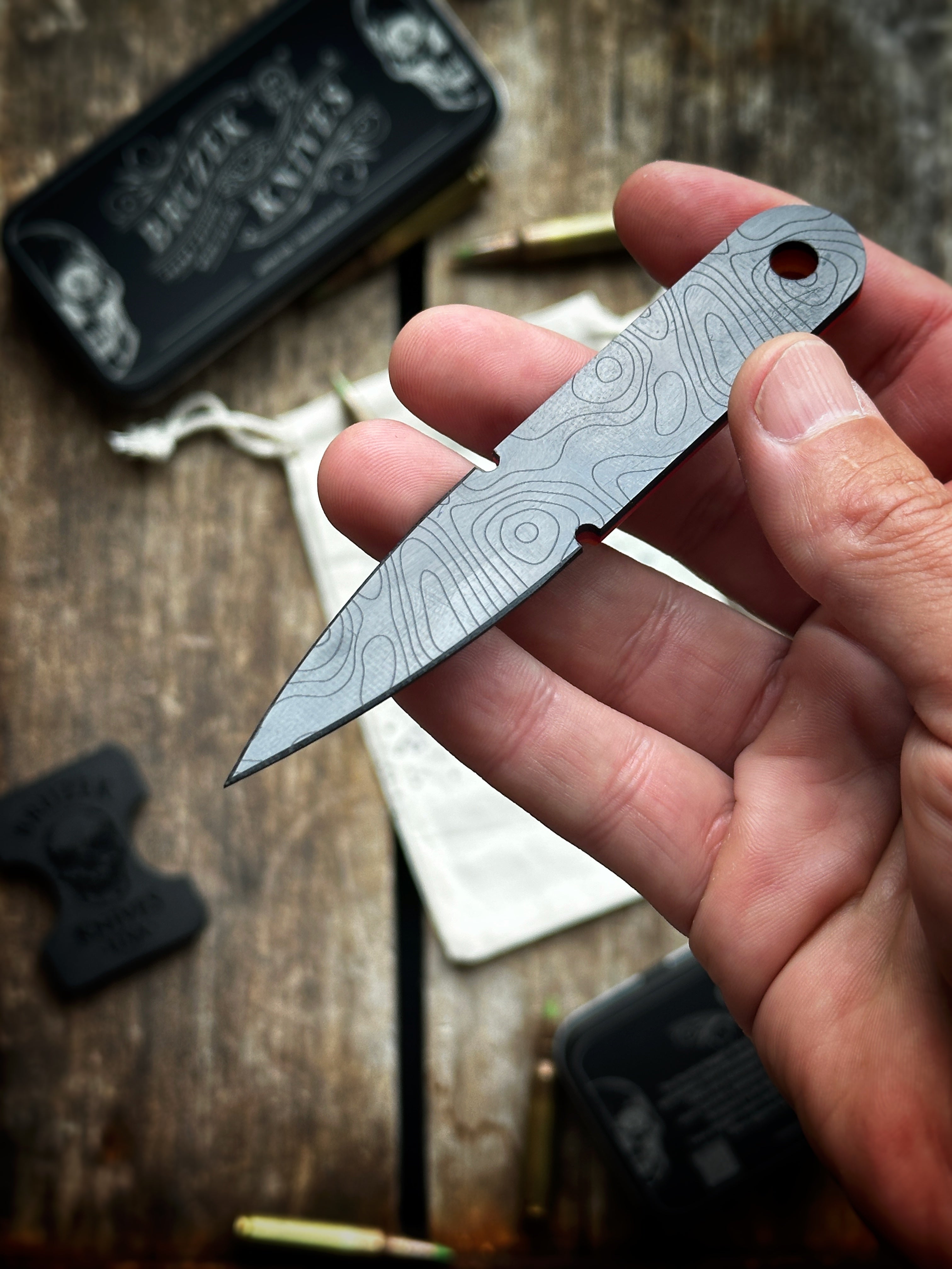 G10 Retro TRD (Yellow on top)  Thumb Dagger - Version 1