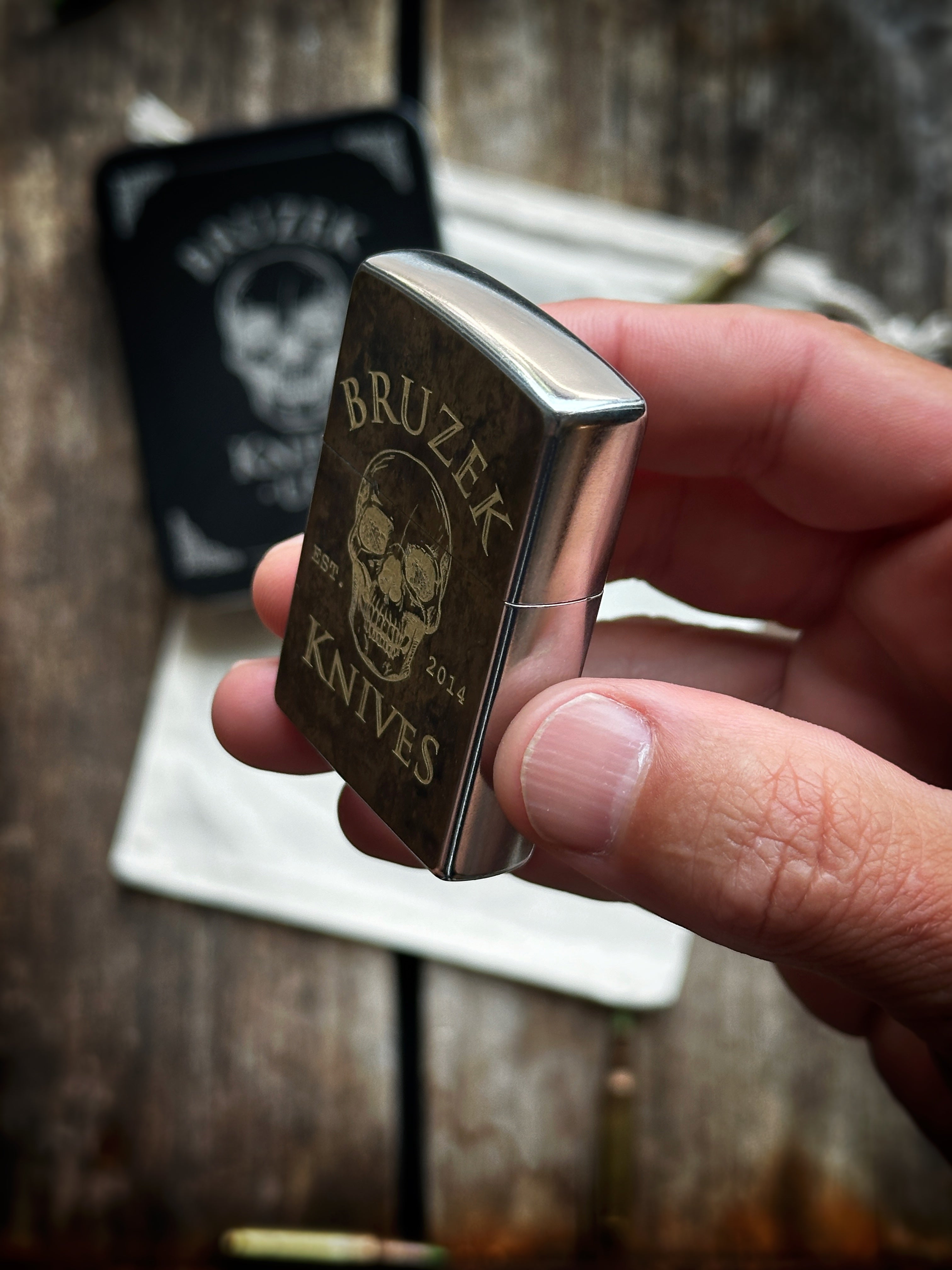 Bruzek Knives Zippo Lighter