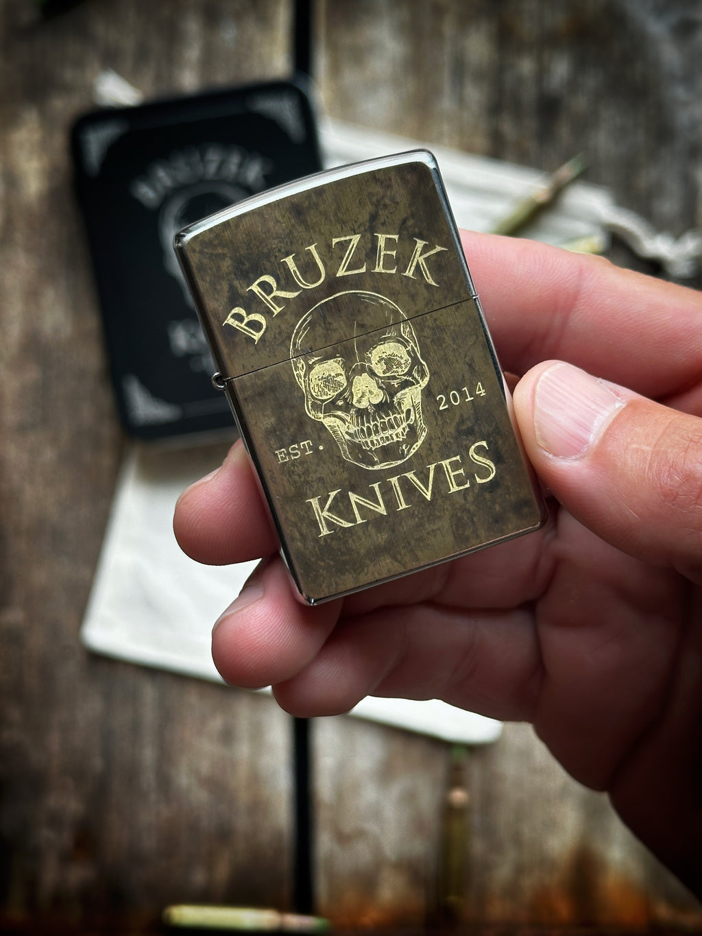 Bruzek Knives Zippo Lighter