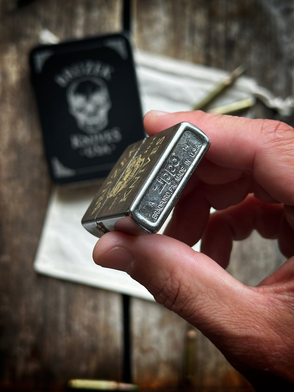 Bruzek Knives Zippo Lighter