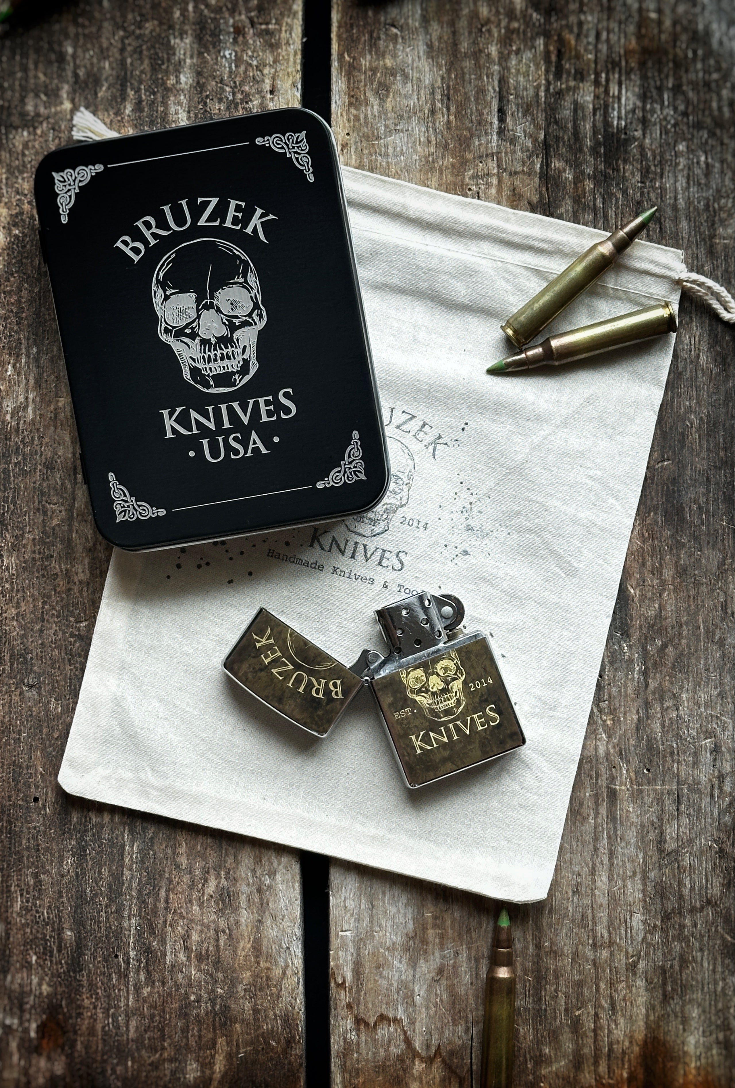 Bruzek Knives Zippo Lighter