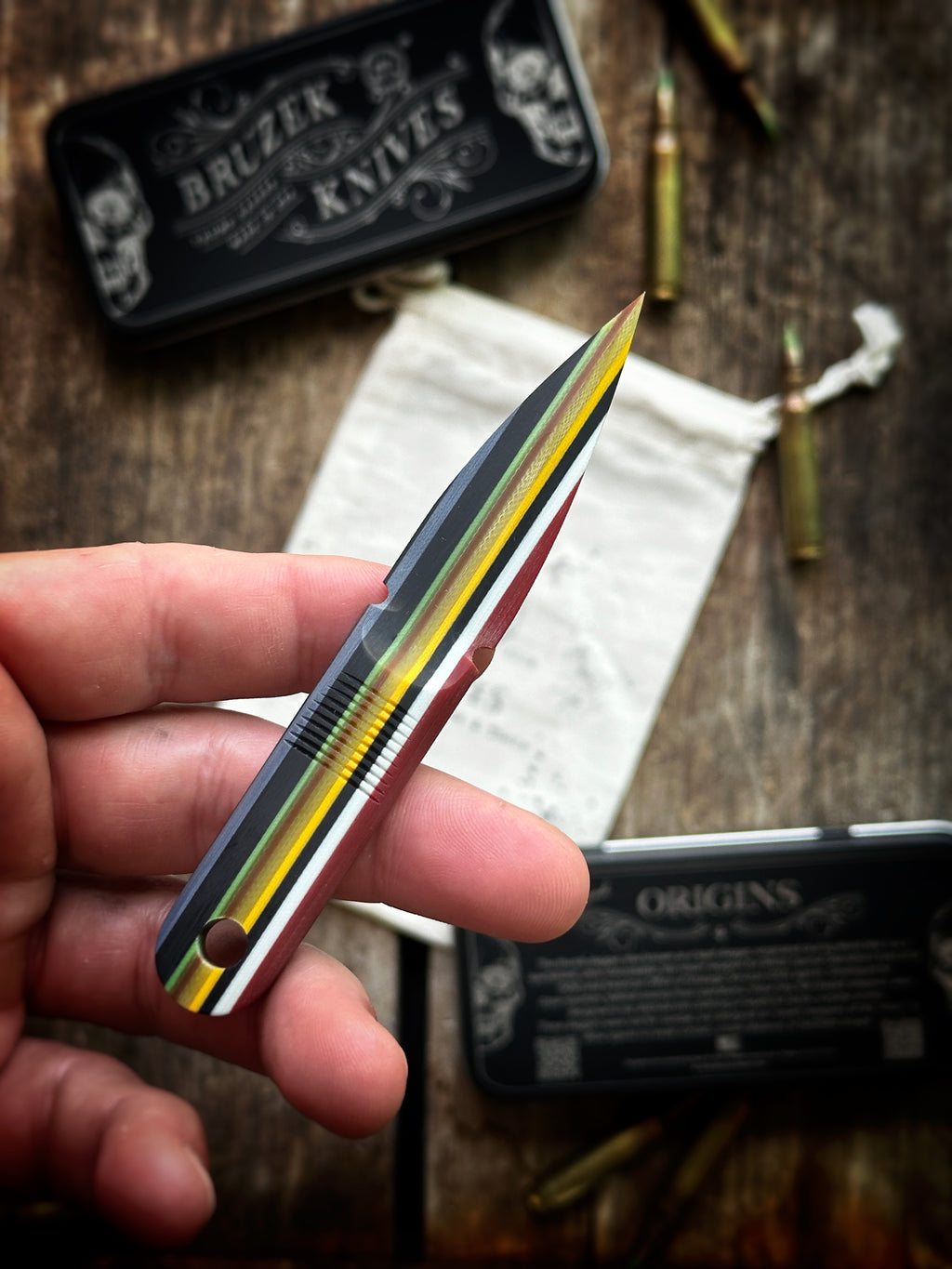 Mexican Blanket G10 Pattern 1 - Thumb Dagger Version 1