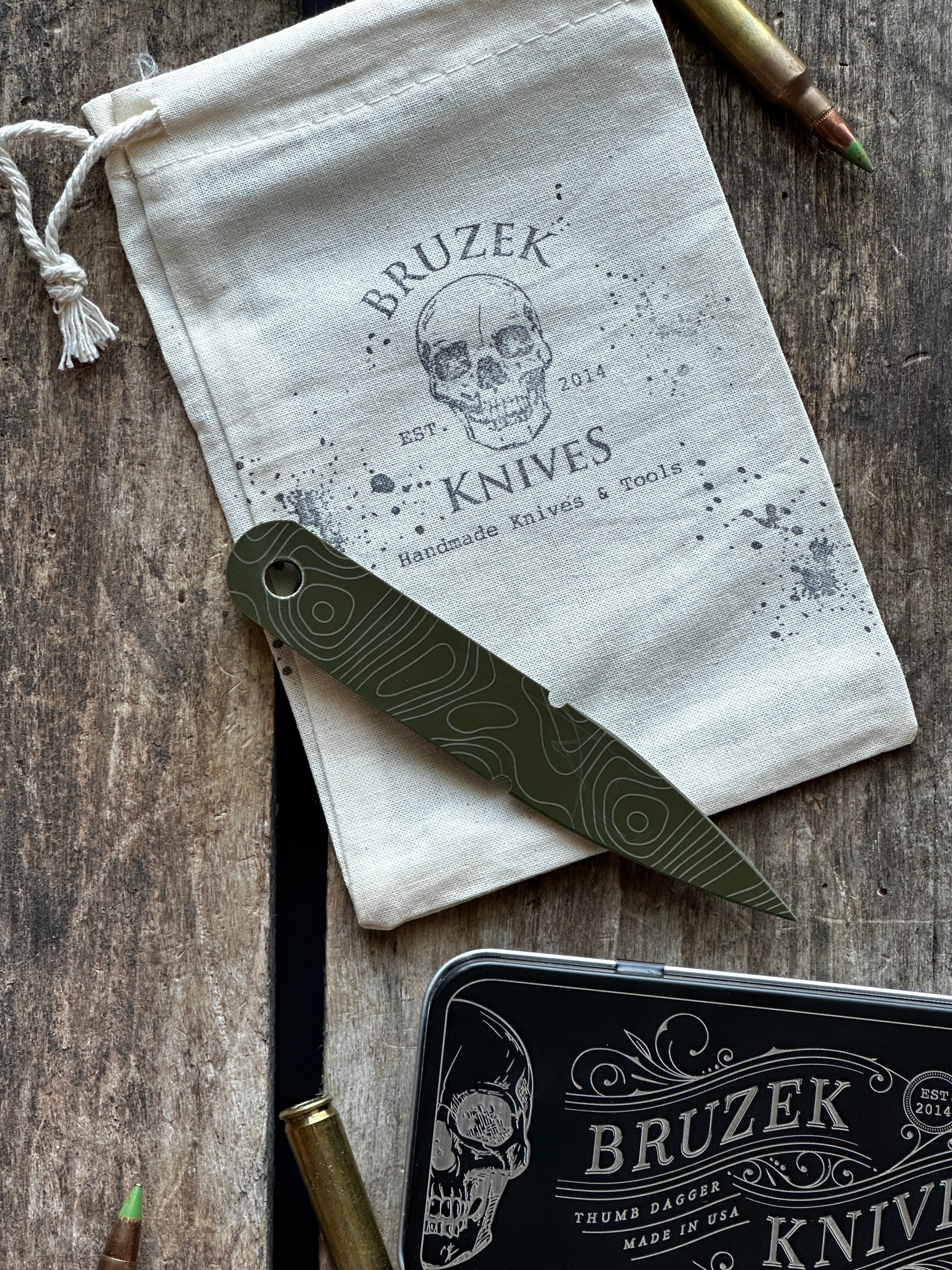 OD Green G10 Thumb Dagger - Version 1