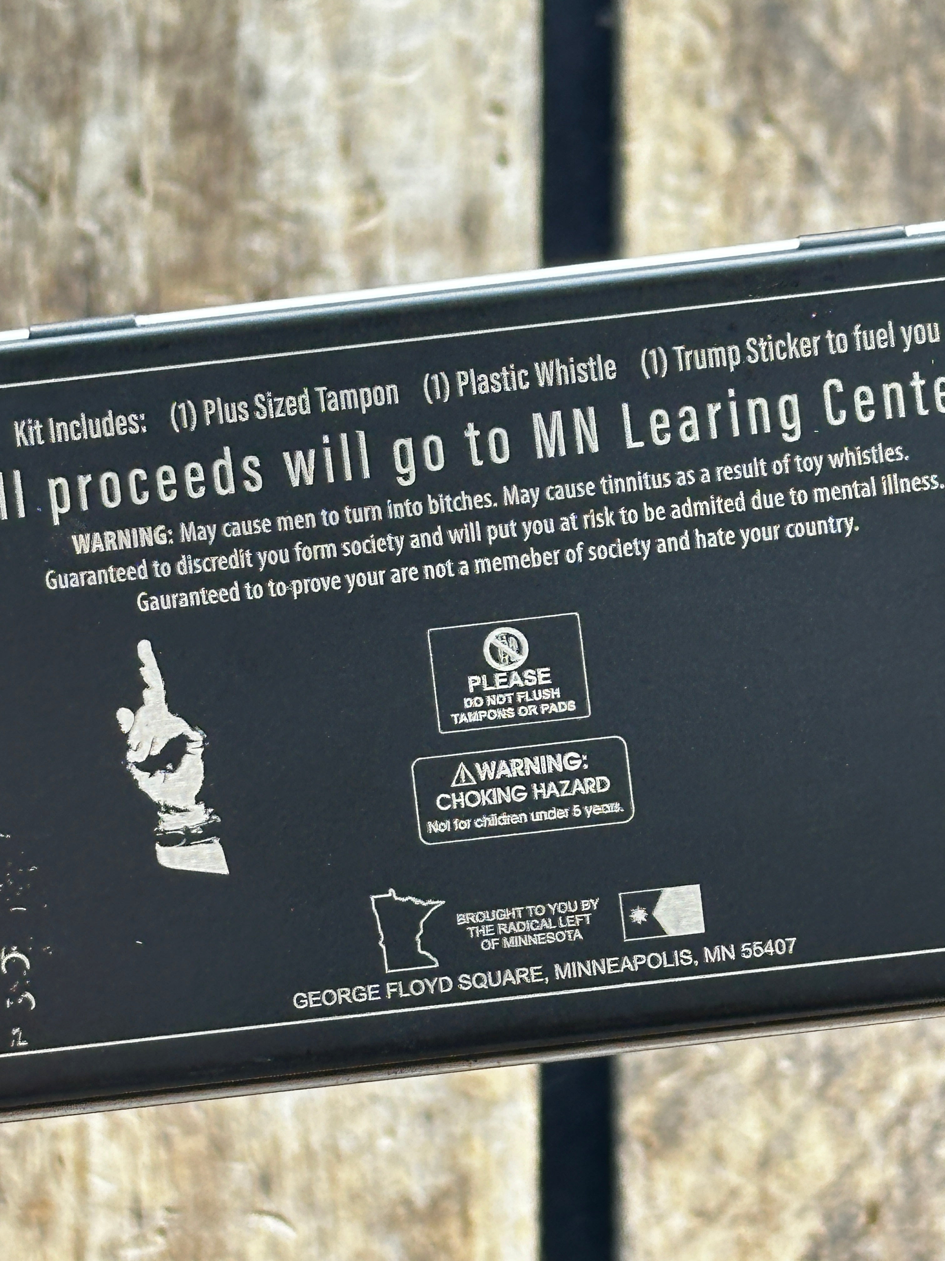 Minnesota Protestor Trauma & Riot Kit - Design 2