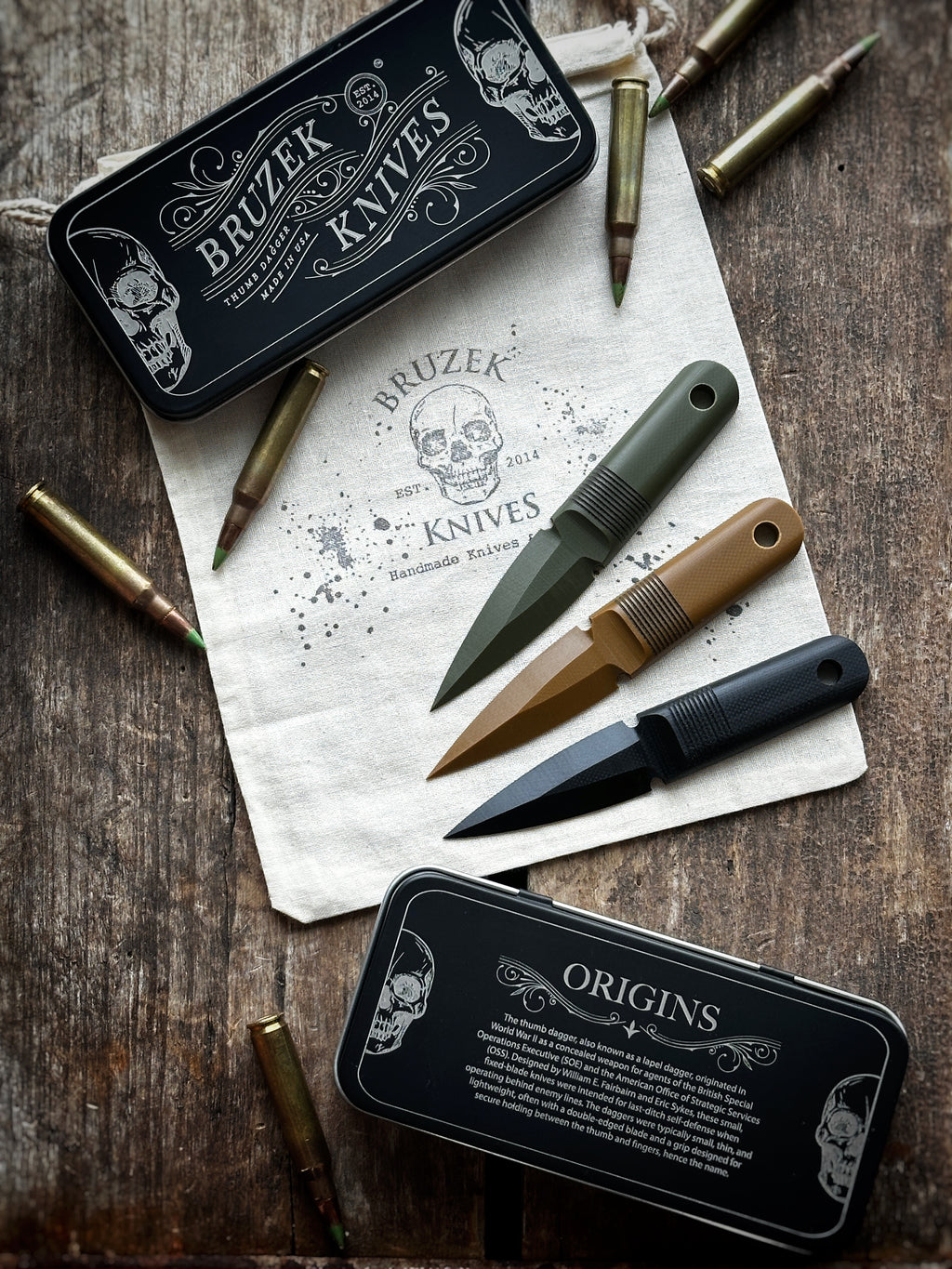 OD Green G10 Thumb Dagger - Version 1